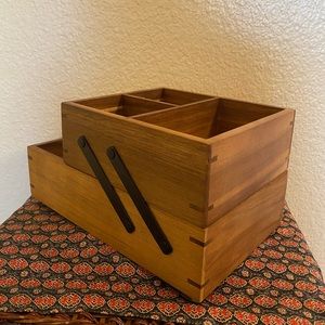 Wooden Vanity Organizer